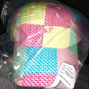 NWT Vineyard Vines Neon Patchwork Hat